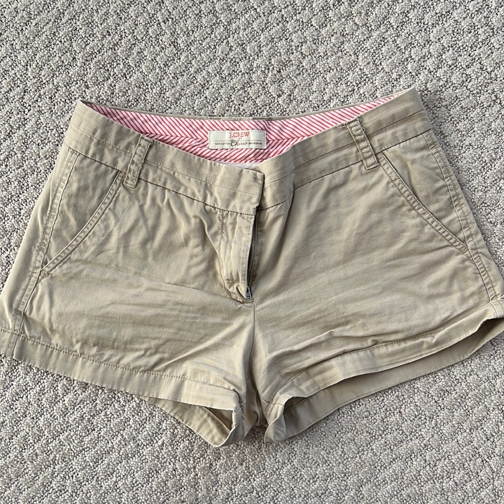 J Crew Khaki Chino Shorts
